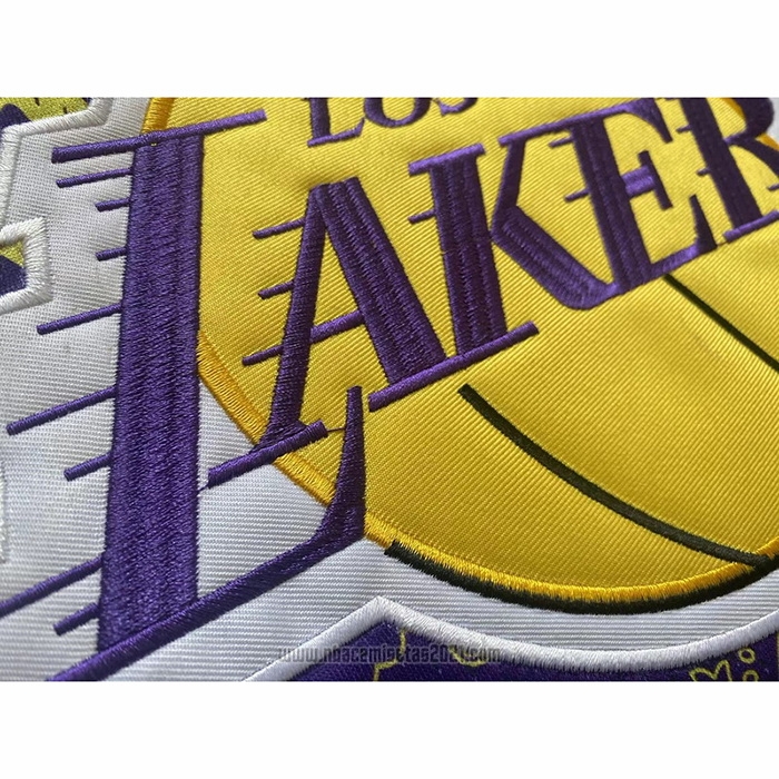 Camiseta Los Angeles Lakers Kobe Bryant #24 Mitchell & Ness 2007-08 Violeta2